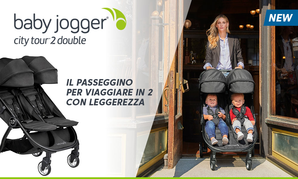 2 passeggini Baby Jogger City Tour2 Double da testare