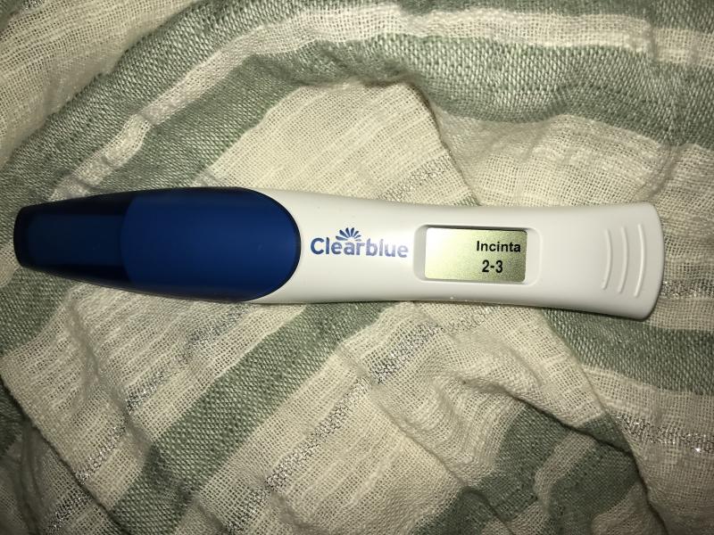 Test di gravidanza digitale con indicatore di settimane ...