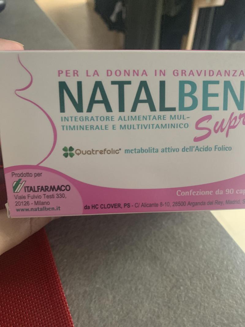 NATALBEN SUPRA INTEGRATORE GRAVIDANZA 90CPS