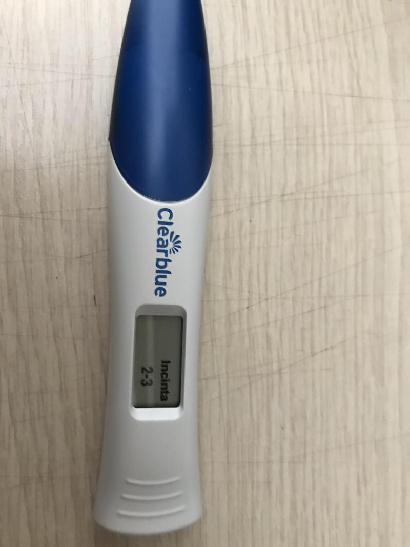 Test di gravidanza digitale con indicatore di settimane ...