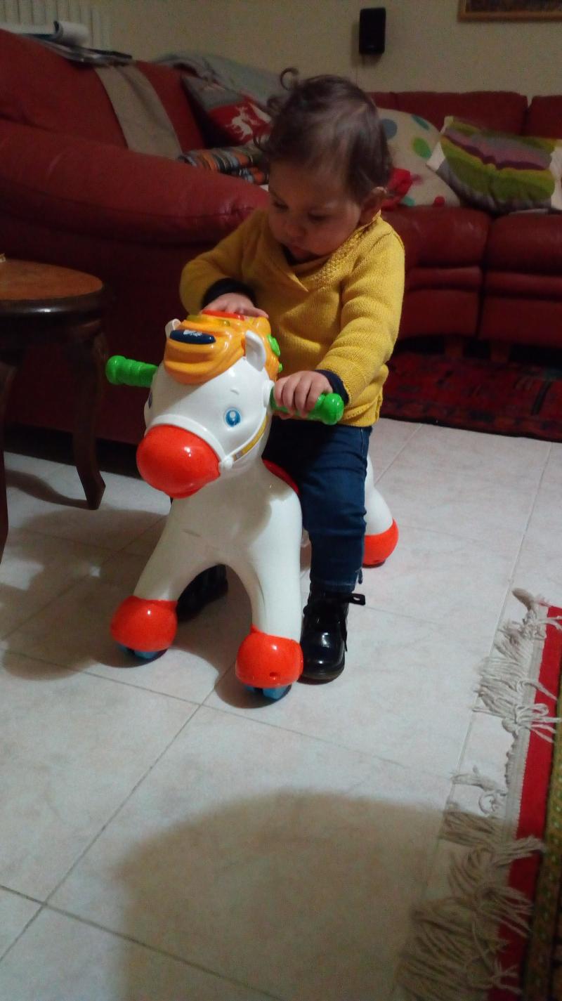 Triciclo Bambini Anno CLEMENTONI Martino Il Cavallino