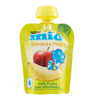 Purea Di Frutta Bio HiPP Mela E Banana - 24 Vasetti Da 100g Per Neonati Dal 4&deg; Mese