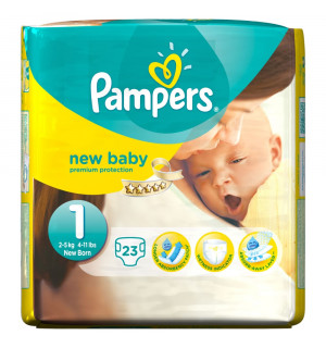 Pannolini New Baby taglia 1 2-5 kg Pampers : Recensioni