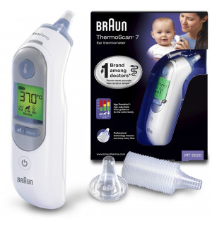Braun Thermoscan 7+ con Age Precision Termometro per Bambini