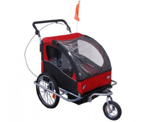 Rimorchio Bici con Funzione Di Passeggino Outsunny 