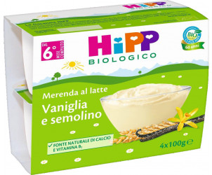 Merenda al Latte Vaniglia e Semolino