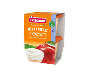 Merenda Mela e Yogurt 