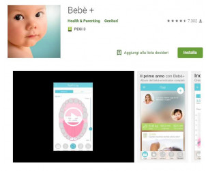 Applicazione Bebe plus