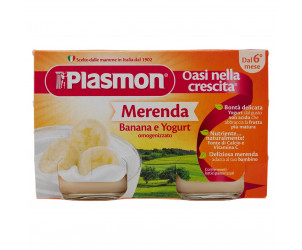 Merenda Banana e Yogurt