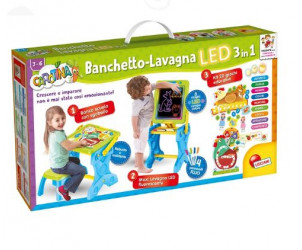 Carotina Banchetto-Lavagna LED 3 In 1