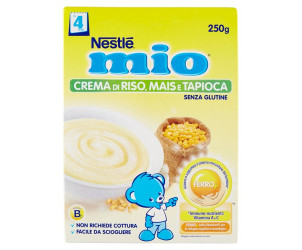 Crema di riso, mais e tapioca