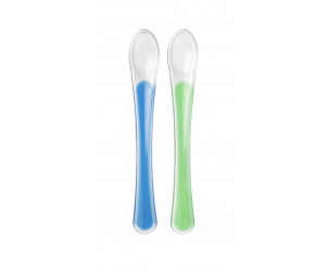 Set 2 Cucchiai per lo svezzamento da 4m