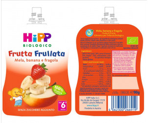 Frutta frullata Mela, banana e fragola