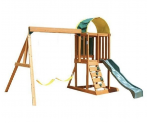 Gioco in legno con scivolo sabbiera e altalena Ainsley KidKraft