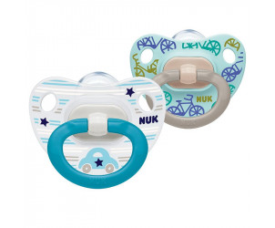 Set 2 Succhietti HappyDays Silicone 0-6m