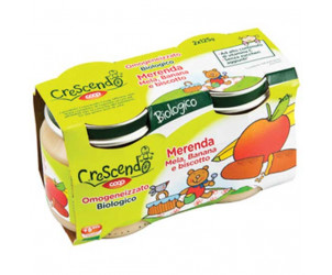 Merenda Mela, Banana e Biscotto