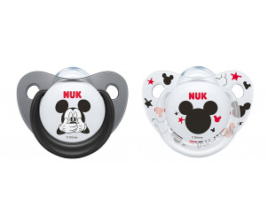 Set 2 Succhietti Mickey Silicone 6-18m