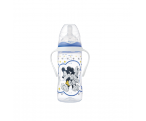 Biberon Intuition Mickey & Minnie silicone 300ml dai 6m