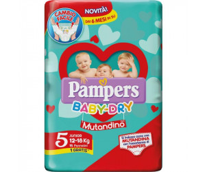 Pannolini Mutandino BabyDry taglia 5 Junior