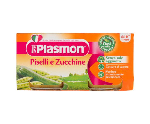 Omogeneizzato di Piselli e Zucchine