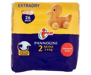 Pannolini extra dry Taglia 2 mini 3-6kg
