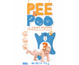 Pannolini The Pee & The Poo Midi 4-9 kg