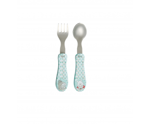 Set posate acciaio inox Winnie the Pooh dai 12m