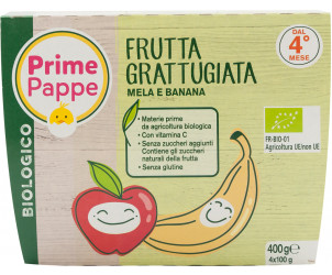 Frutta grattugiata Mela Banana Prime Pappe