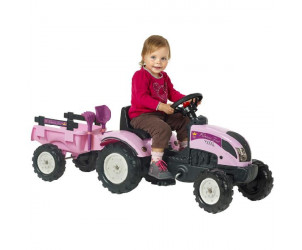 Baby Princess Trattore Con Rimorchio Falk