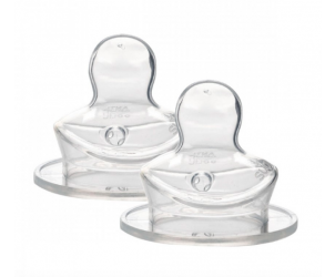 Tettarella Anatomica Collo Largo in Silicone S2 flusso L da 6m
