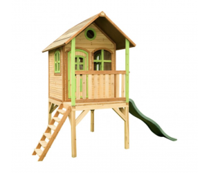 Casetta da giardino in Legno con Scivolo Ondulato