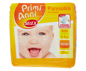 Pannolini taglia Mini 3-6 kg