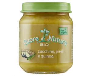 Omogeneizzato Bio Piselli con zucchine e Quinoa