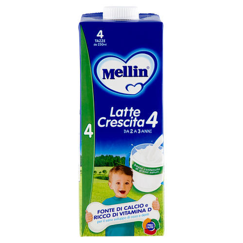 Mellin Latte Crescita 3 da 1 a 2 Anni, 800g