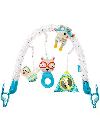 ISAKEN Ciondolo Passeggino Giocattolo per Bambini Arco Giocattolo per Passeggino con Sonaglio Passeggino ad Presepe attività Animale Giocattolo della Peluche