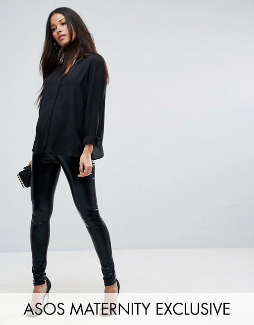 Leggings premaman extra lucidi Asos Recensioni