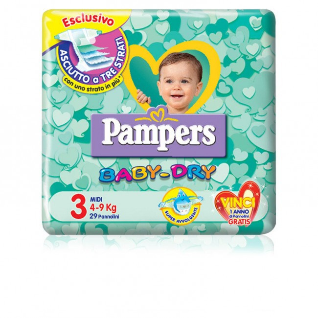 Pannolini BabyDry Taglia 3 Midi 4-9kg Pampers : Recensioni – pagina 3