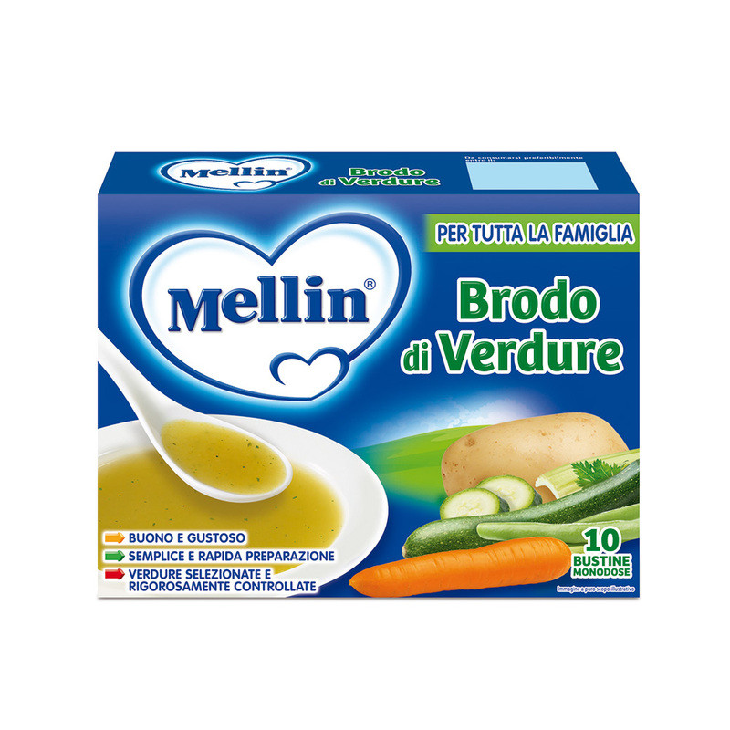 Brodo Solubile di verdure Mellin : Recensioni