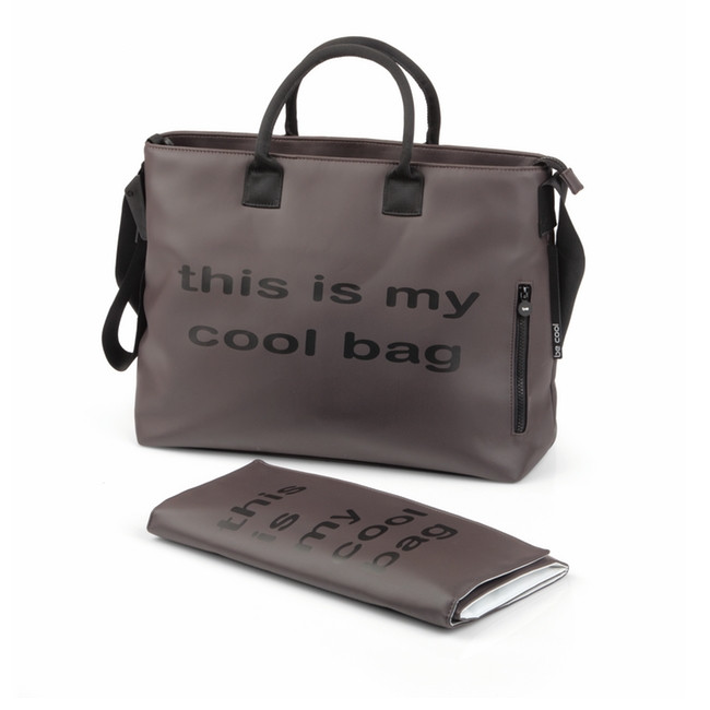 Bambisol SMFW Borsa Cambio Fasciatoio - Con Scomparto Termico E Tracolla, Fissaggio Al Passeggino, Nero/Rosso - 4