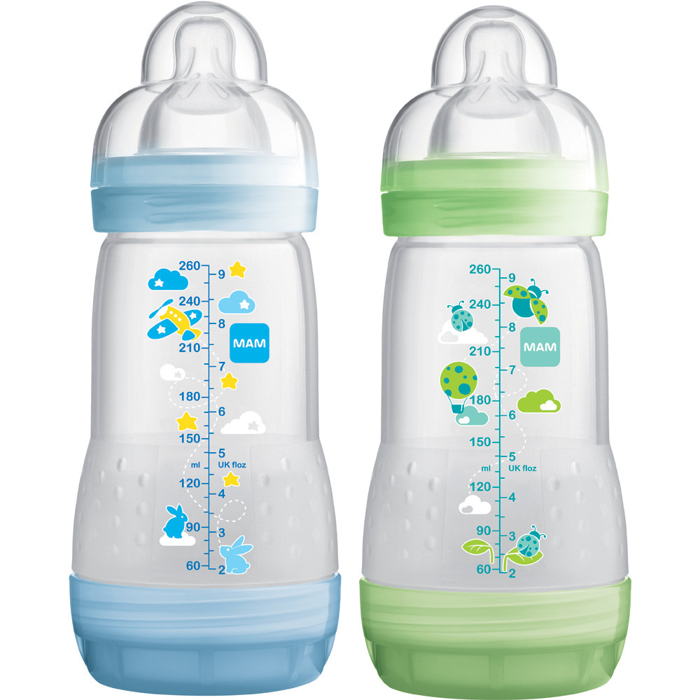 biberon easy start anti colic 260ml da 2m mam recensioni