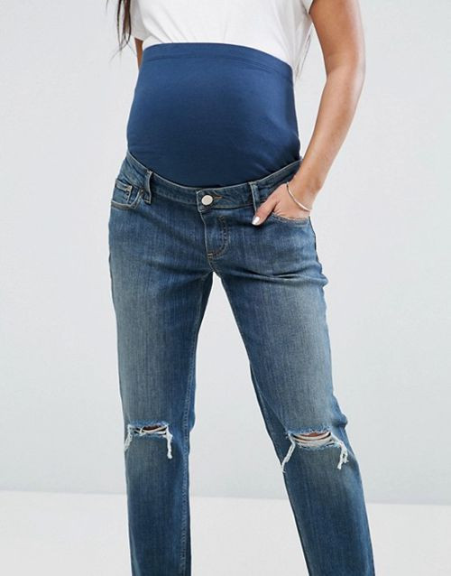 Jeans premaman Kimmi lavaggio Misty Asos Recensioni