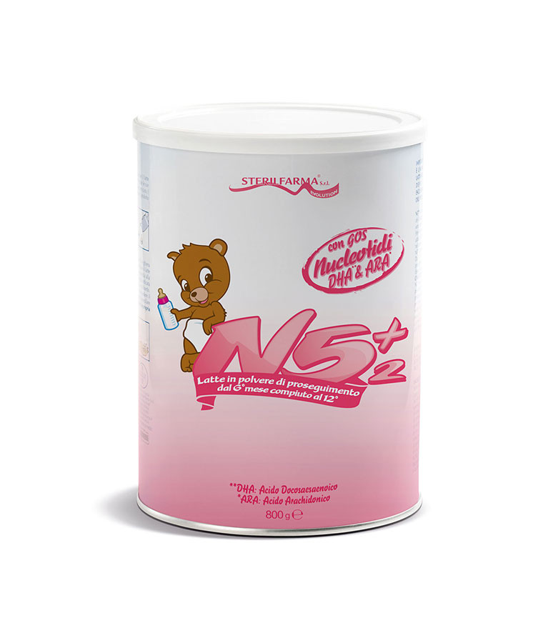 Latte In Polvere Sterilfarma N5 1 Per Lattanti 0-6 Mesi - Con DHA | 750 G (2 Buste) | Prodotto In Italia - Foto 4