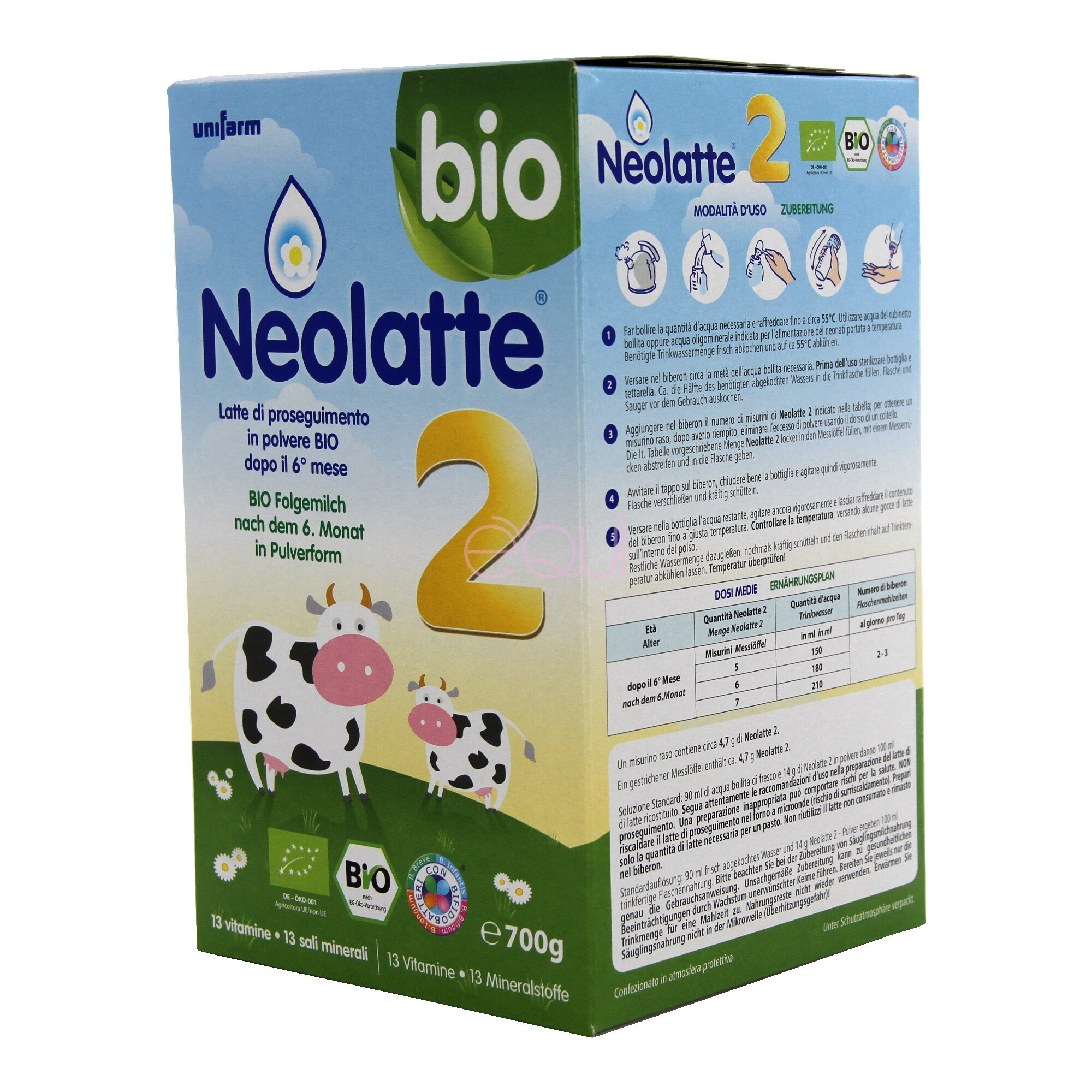 Latte in polvere 2 Bio Neolatte Recensioni
