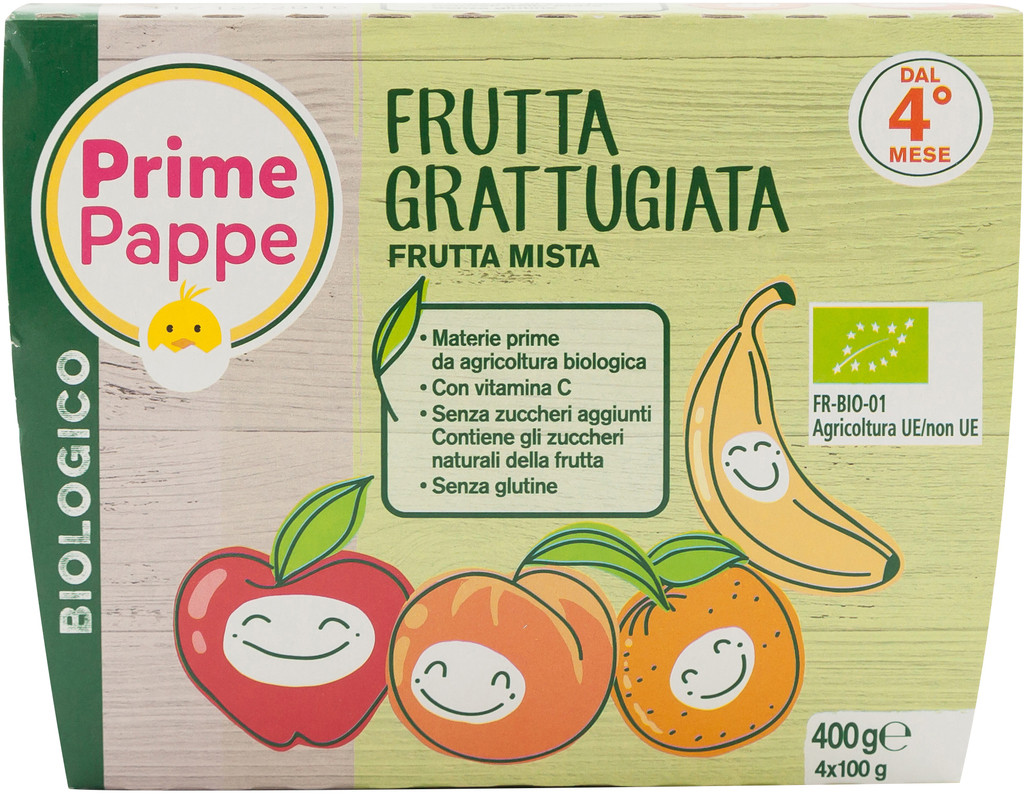 Frutta grattugiata Frutta Mista Prime Pappe Eurospin : Recensioni