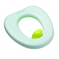 Riduttore sedile WC imbottito con paraschizzi