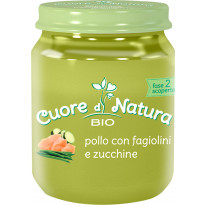Omogeneizzato Bio Pollo, Fagiolini e Zucchine