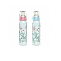 Biberon Air Control Silicone Vetro 230ml 0-6m