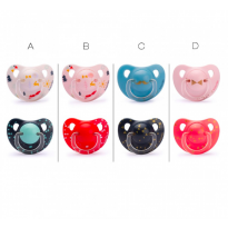 Set 2 Succhietti Anatomici in Silicone 12m