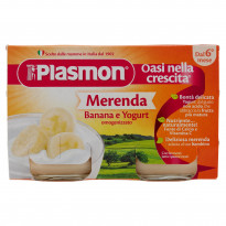 Merenda Banana e Yogurt