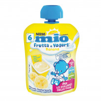 Merenda Frutta e Yogurt da spremere Banana